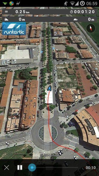 Recorrido de entrenamiento exportado a Google Earth Visualización de rutas en Google Earth