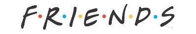 Logo oficial de la serie Friends Logo de Friends