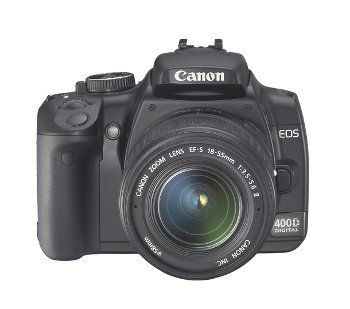 Canon EOS 400D vista frontal