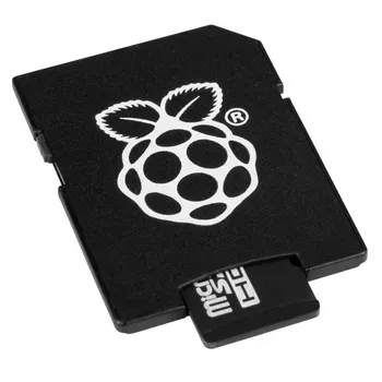 Raspberry Pi con tarjeta microSD preparada para Arch Linux ARM