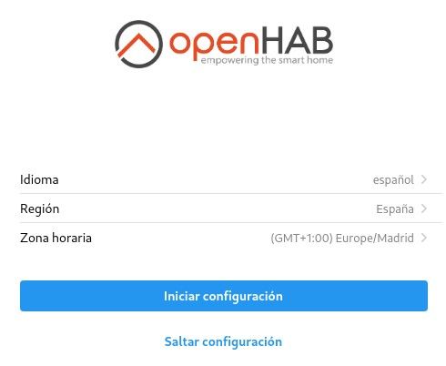 Configuración de zona horaria