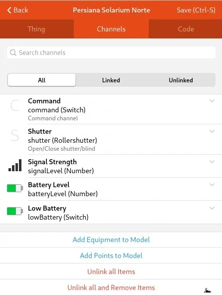 Crear canal en OpenHAB 3
