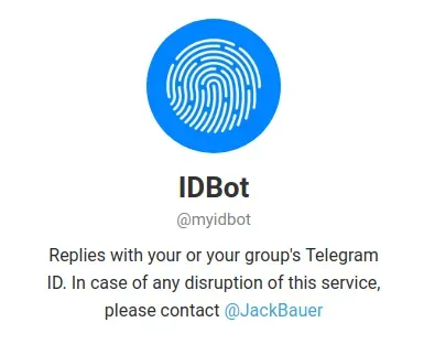 MyIDBot @myidbot