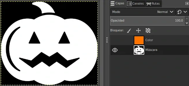 Combinar capa Halloween con máscara