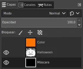 Rellenar máscara con negro