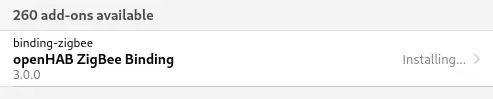 Proceso de instalación de ZigBee Binding Instalando ZigBee Binding